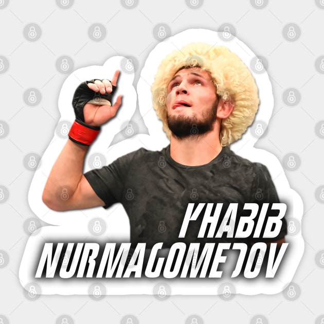 Khabib (The Eagle) Nurmagomedov - UFC 242 - 111201949 Sticker by Semenov